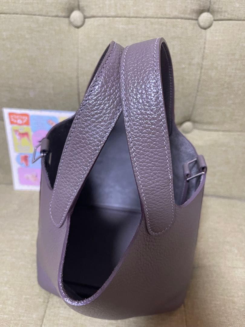 専用　本革ハンドバッグ　キューブバッグ　バケツ型バッグPM手縫い