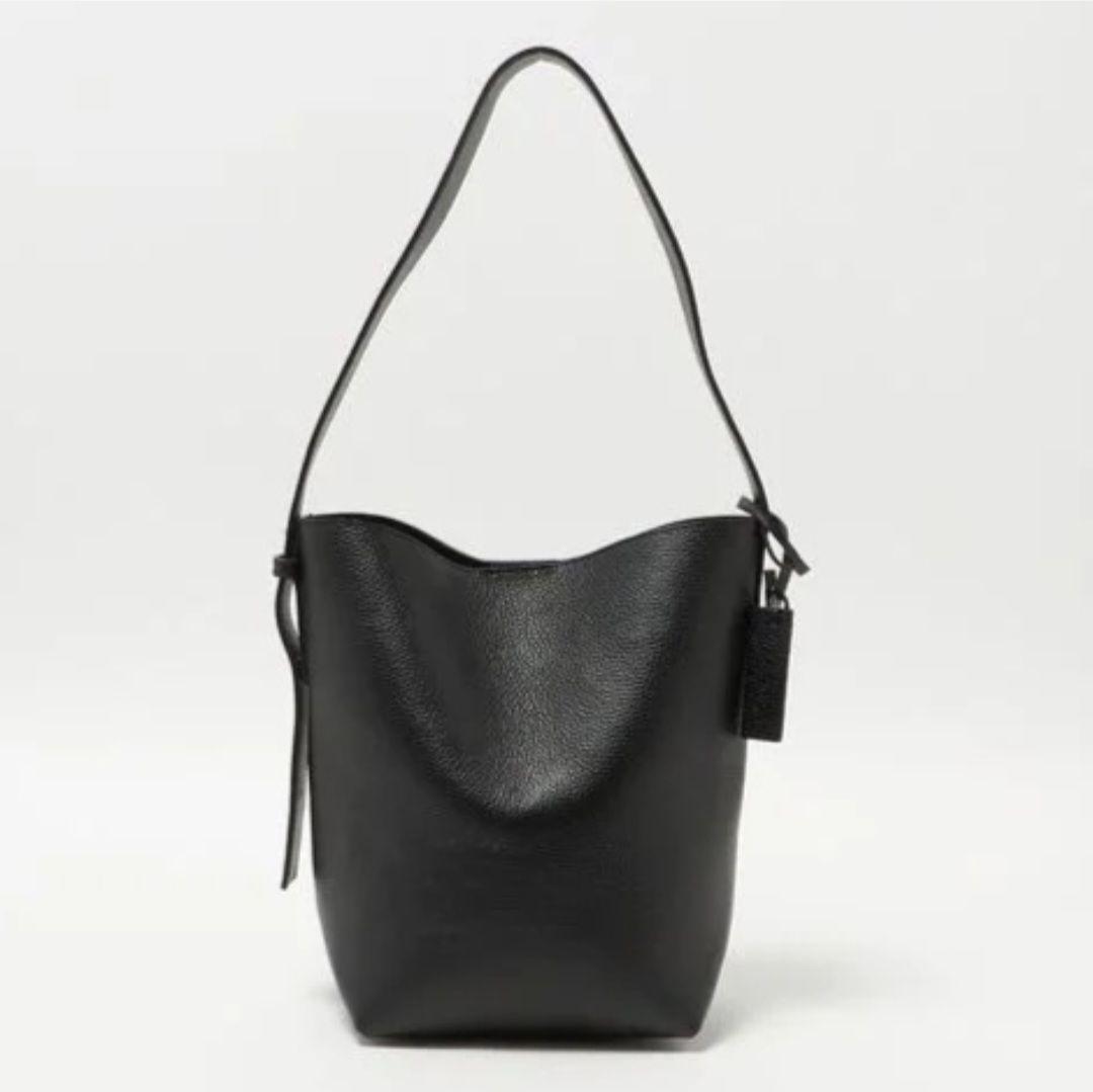 極美品✨BEAUTY&YOUTH LAUNIQA　レザー トートバッグ ブラック