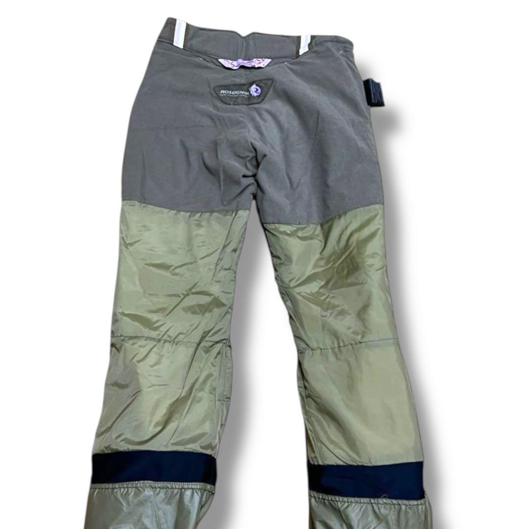 超希少 ロシニョール スキー スノボパンツ S 白 高級多機能 美品 上質