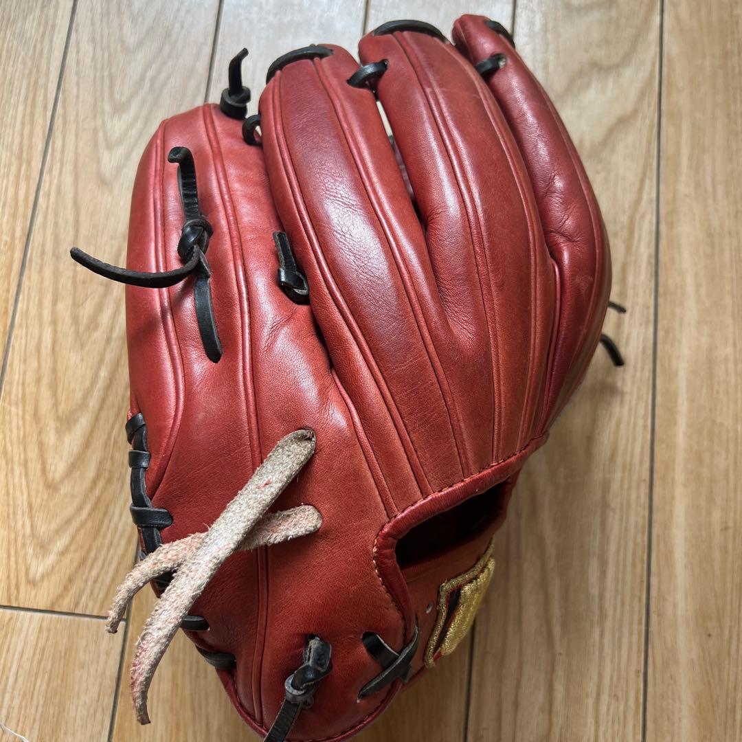 Wilson 硬式グローブ 日本製 赤