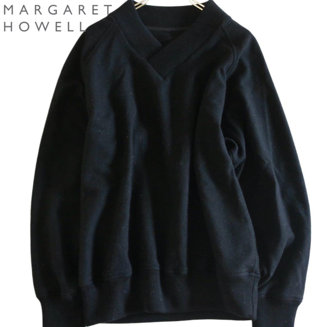 【MARGARET HOWELL】極美品　厚手ニット　カシミヤ20%★