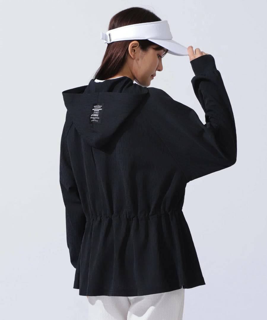 未使用 タグ付き メッシュ ダブルジップフーディジャケット 1 M ブラック