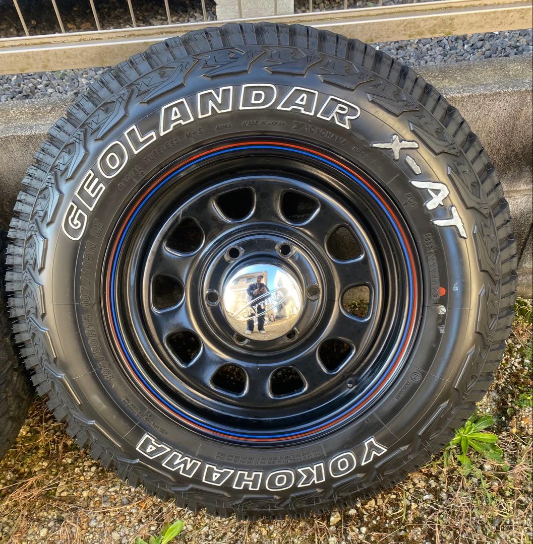 ハイエースDAYTONA15インチYokohamaGeolandar X-AT