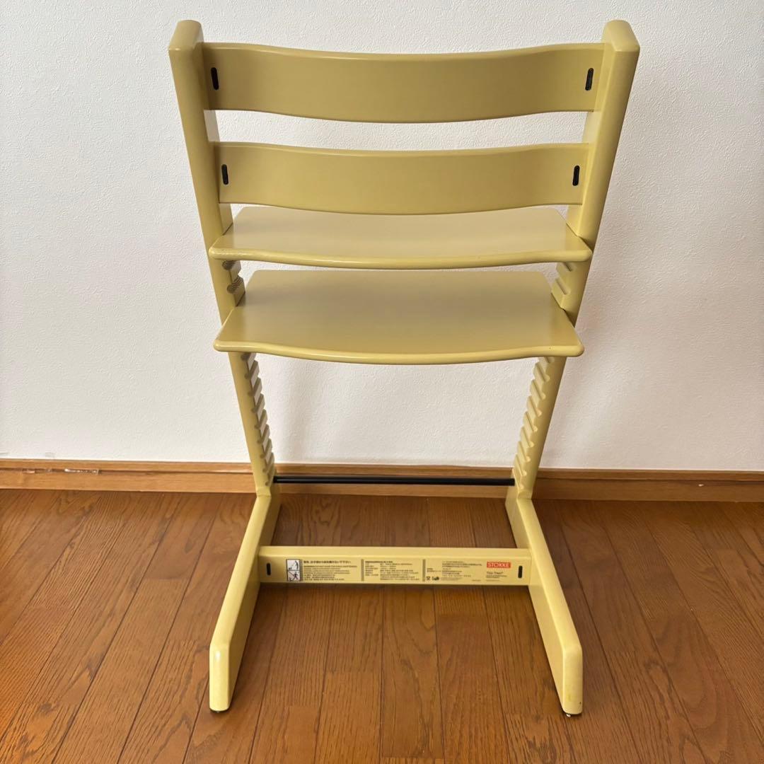 美品＊ストッケ　トリップ トラップ　ベビーチェア+ベビーセット　ウィートイエロー