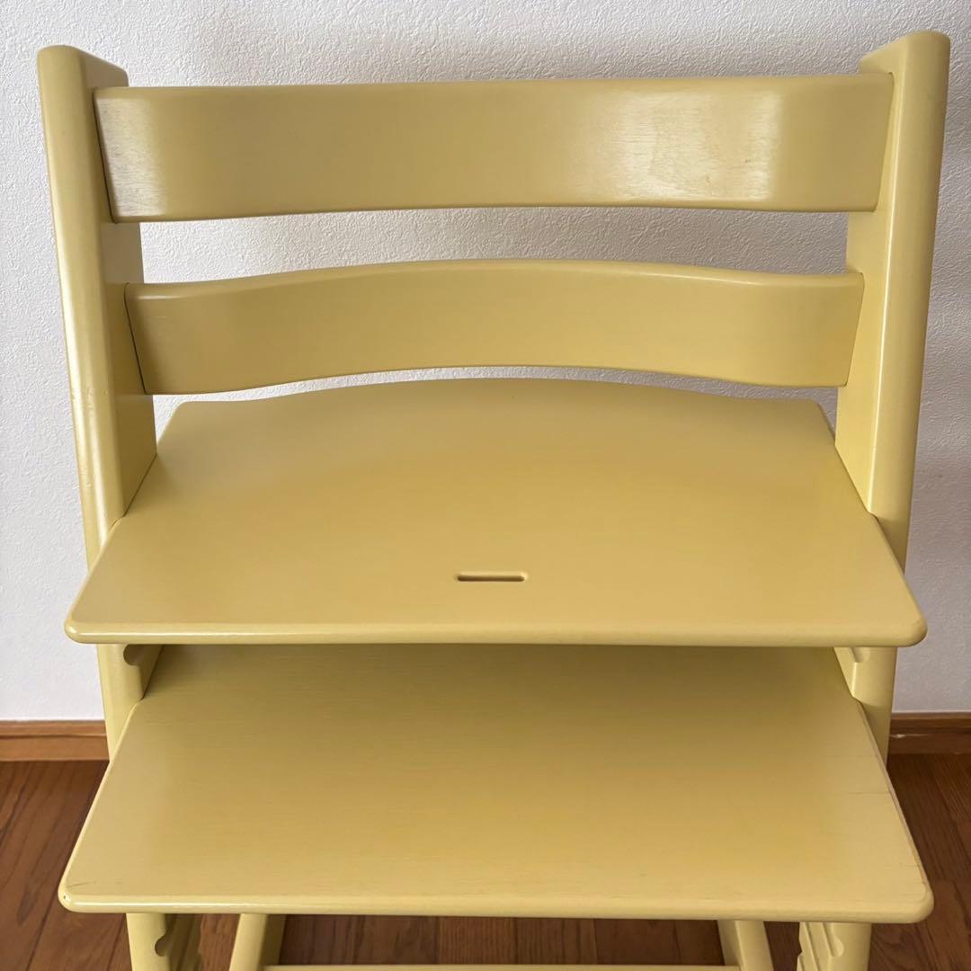 美品＊ストッケ　トリップ トラップ　ベビーチェア+ベビーセット　ウィートイエロー