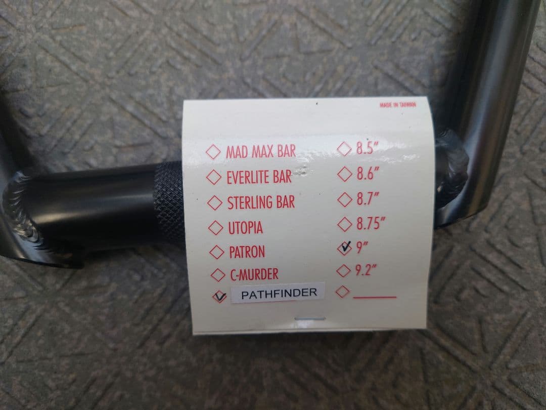 WeThePeople Pathfinder 4pc BMXバー　25.4mm