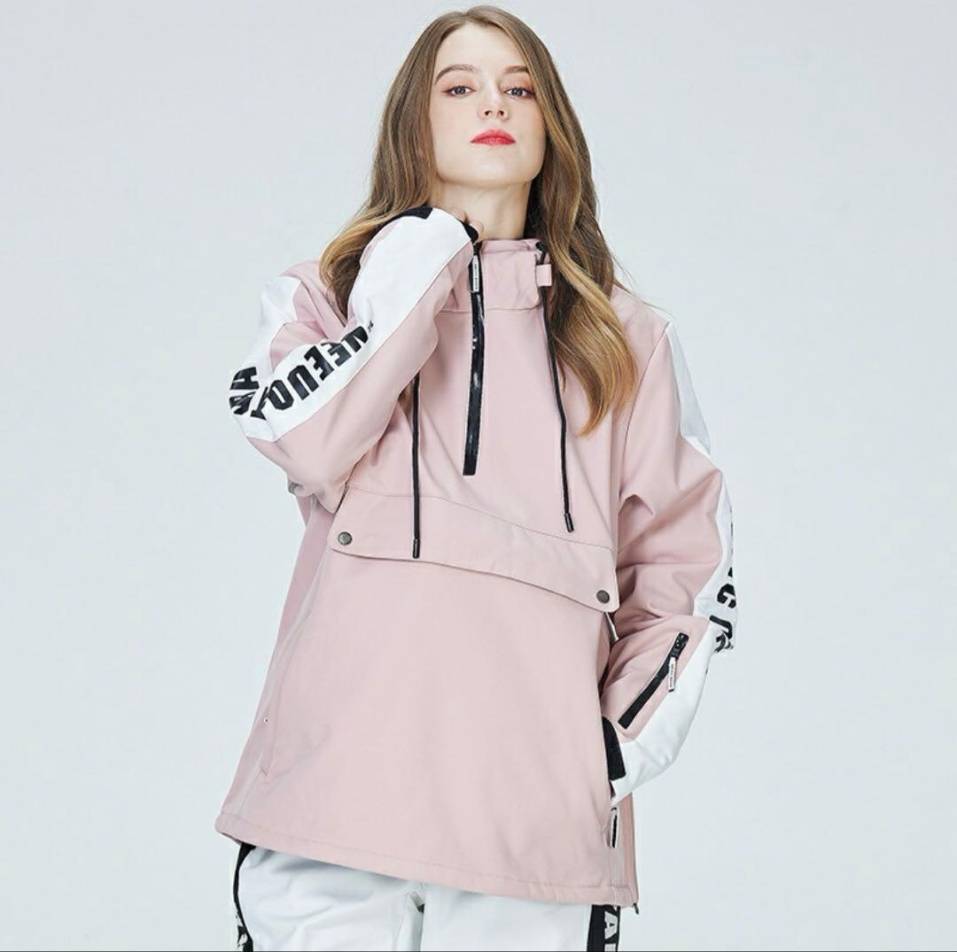 【定価14,890円】美品 スノーボードウェア上下セット/ピンク