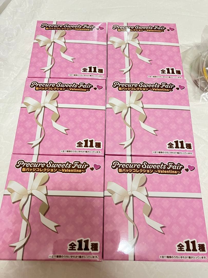 プリキュア　バレンタイン　缶バッジ