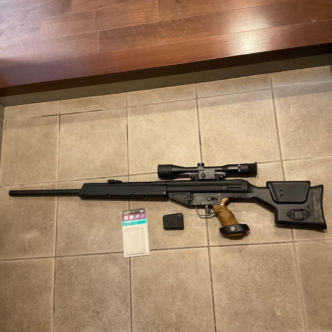 86m/s東京マルイ純正電動ガンスナイパーライフルPSG-1良品メンテ済み