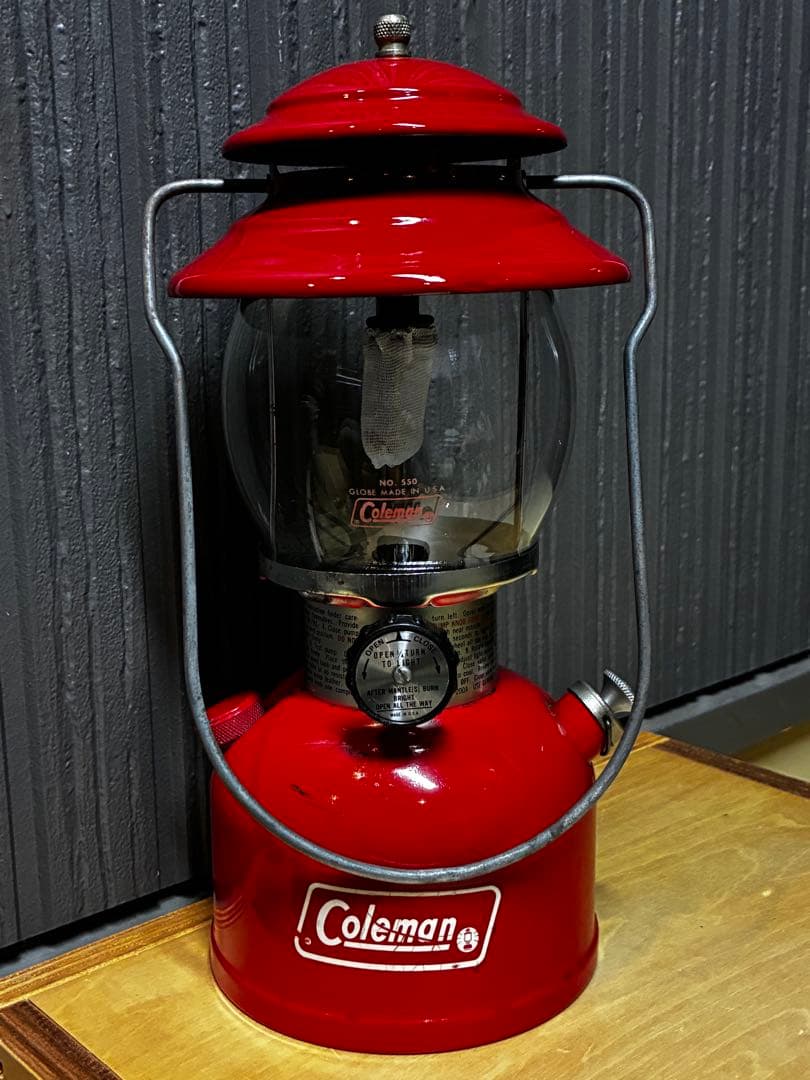 メンテ済》コールマン【'76年06月製200Aランタン】ホワイトボーダー