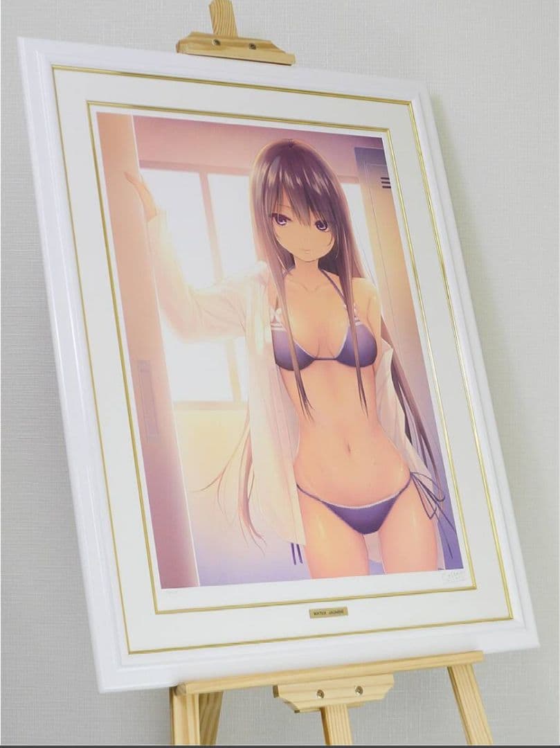 珈琲貴族 版画 WATER JASMINE 14/35 白峰莉花 アールビバン