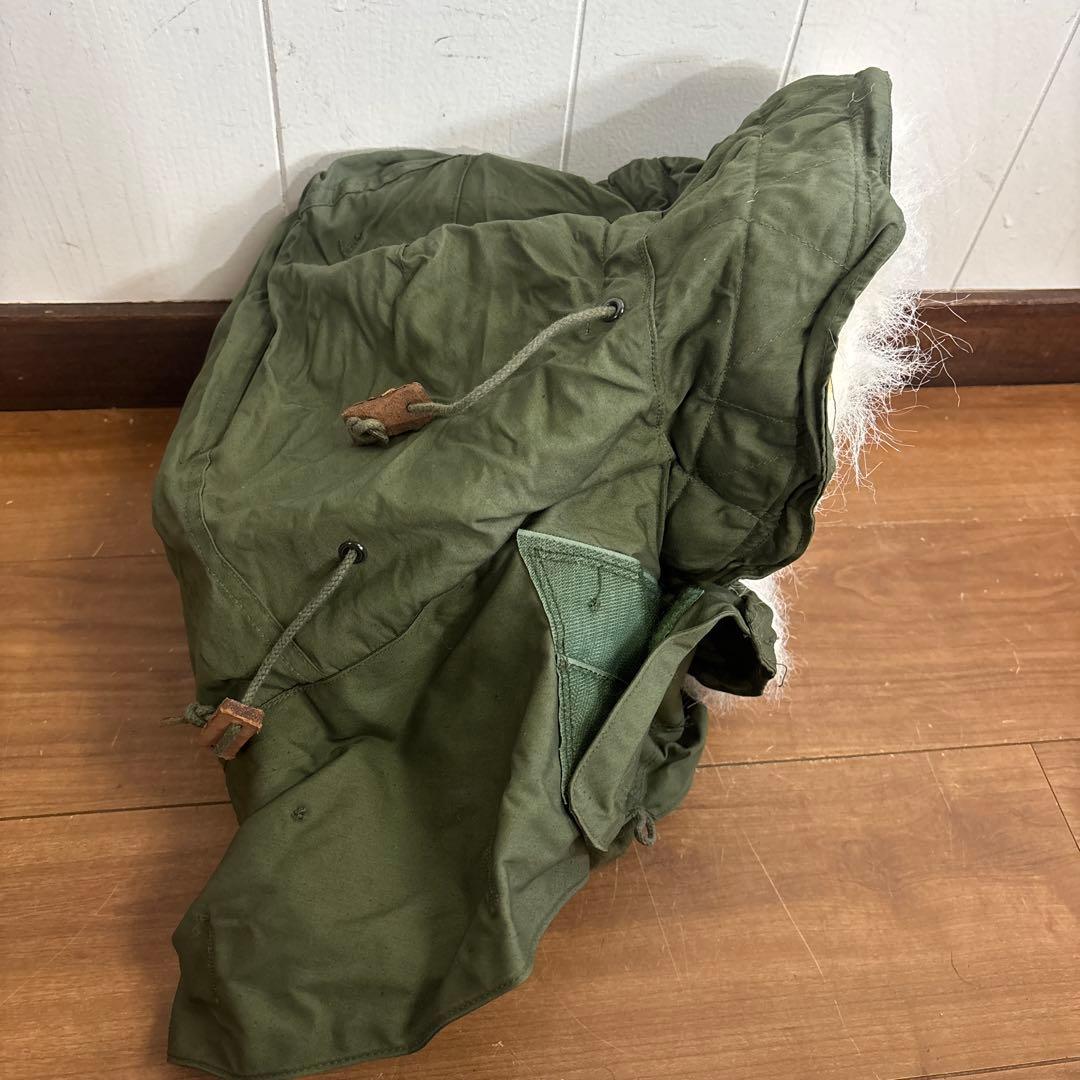 デッドストック　米軍　実物　80s M65 フィッシュテールパーカーフード　⑤