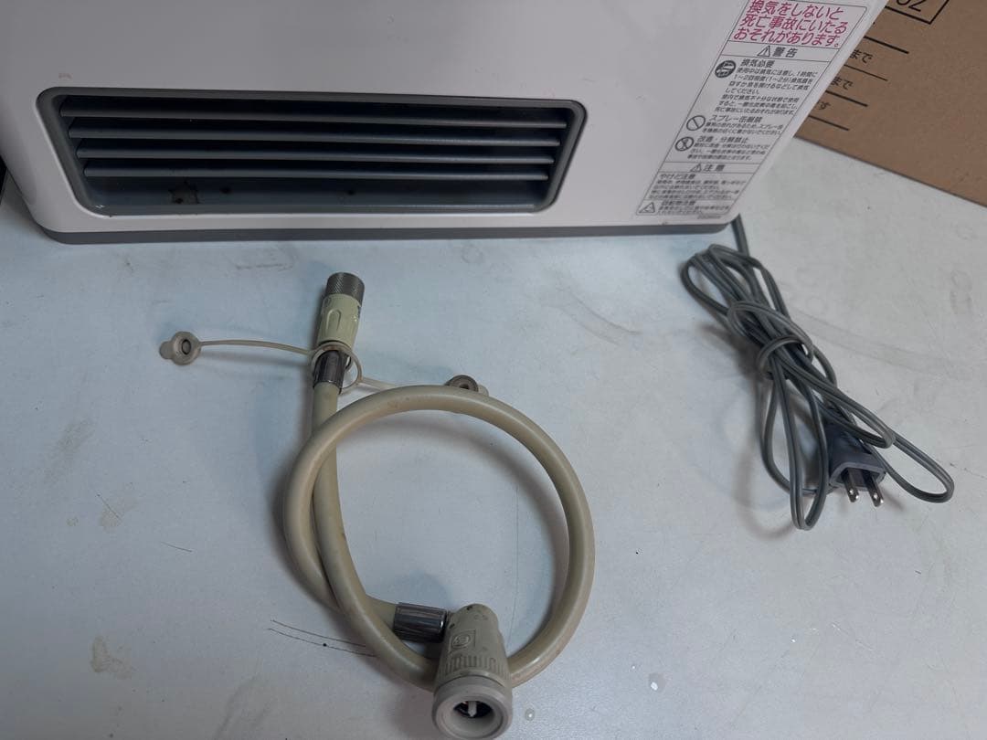 ファンヒーター ノーリツ GFH-2404S-W5 2018年製　都市ガス