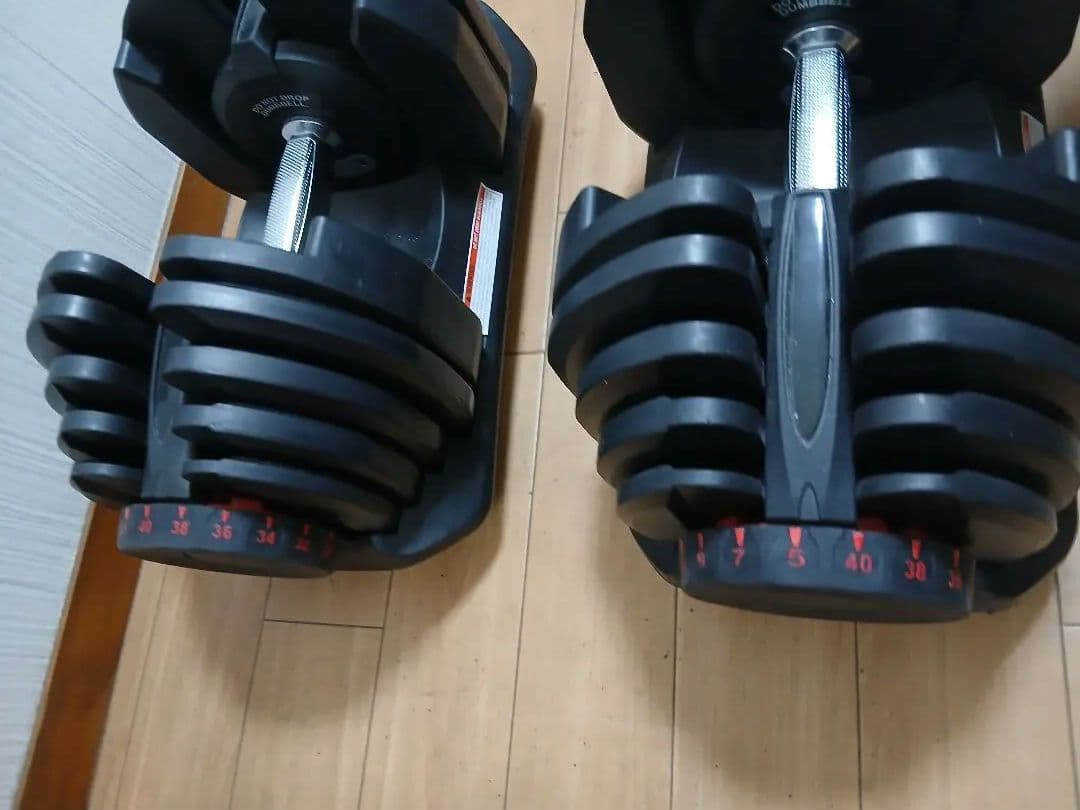 ② 可変式ダンベル 40Kg×1個/計40Kg