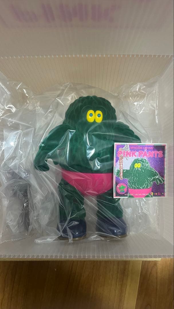 新品未使用品 フジサキタクマ ソフビ マスターグレードピンクパンツ フロッキー