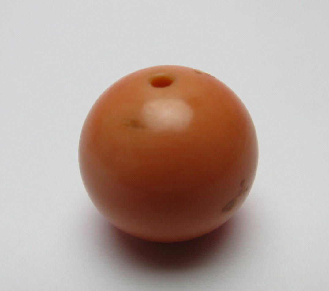 本珊瑚 珊瑚玉 緒締玉 B サンゴ さんご アンティーク　80128