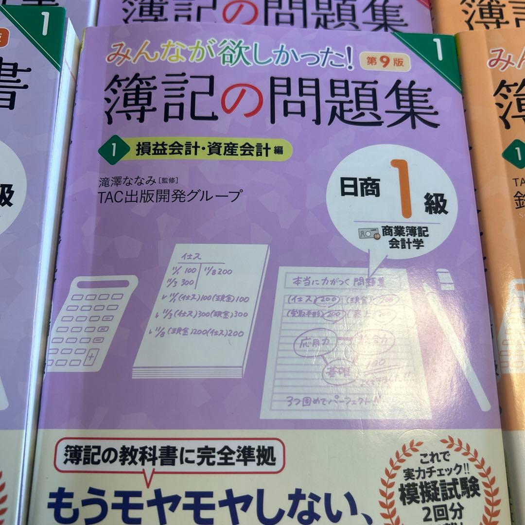 みんなが欲しかった! 簿記の教科書・問題集　日商1級 セット