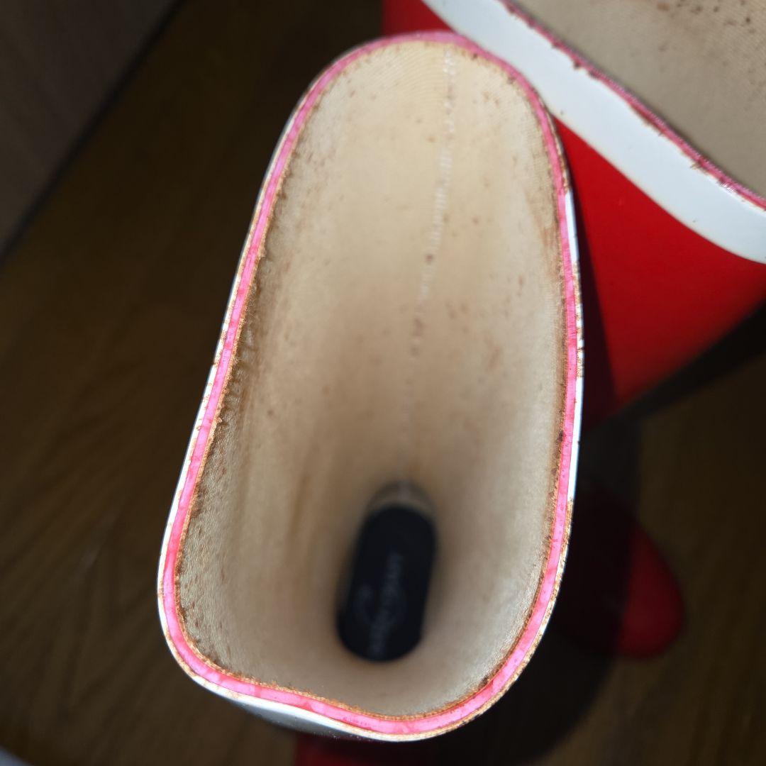 ヴィンテージ　レインブーツ　ラバーブーツ　バスクラフト　レッド