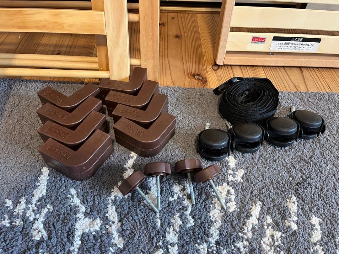 美品　farska ファルスカ ベッドサイドベッド03