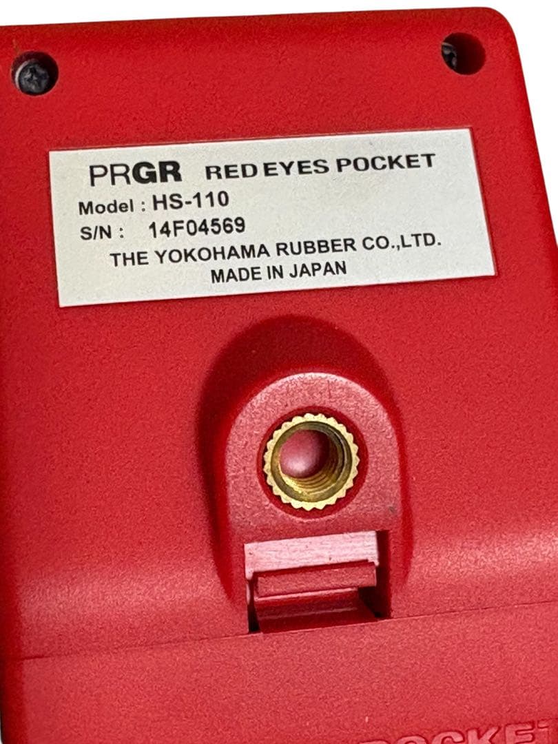 PRGR HS-110 レッドアイズ ポケット ヘッドスピード測定器
