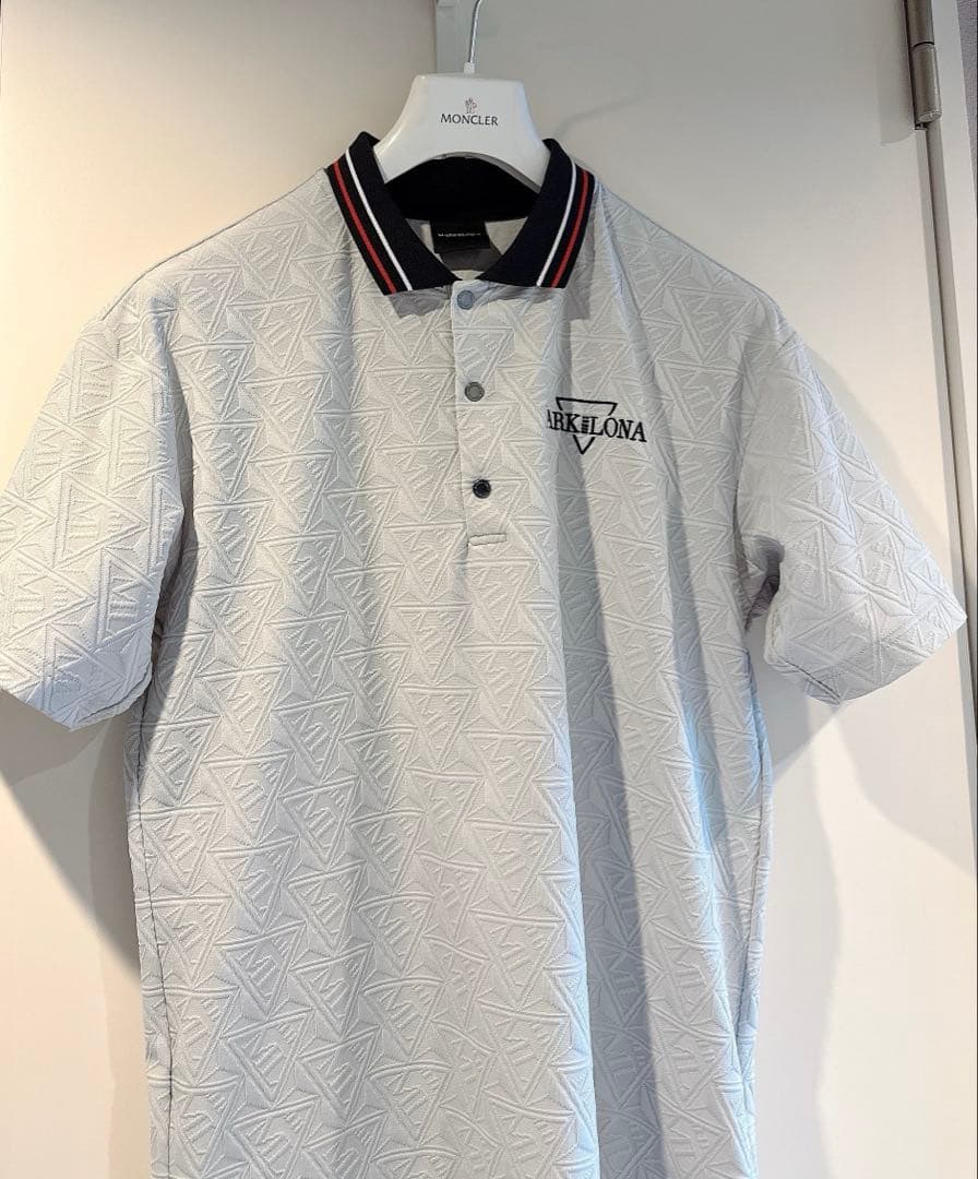 2025 美品 ★ MARK&LONA コード ポロシャツ マーク&ロナ グレー