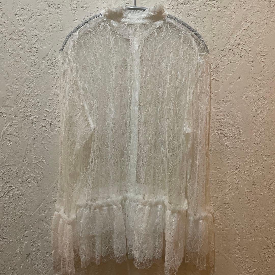 JEANASIS eL Lace Frill Shirt レース フリル シャツ