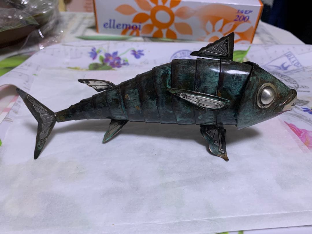 銅と銀の関節魚 ( 1940’s )