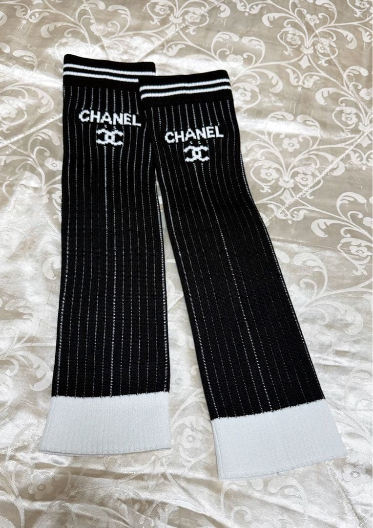 ⭐️新品⭐️CC 24C レッグウォーマー ゲートル ココマーク リブニット
