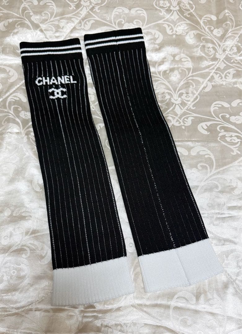 ⭐️新品⭐️CC 24C レッグウォーマー ゲートル ココマーク リブニット