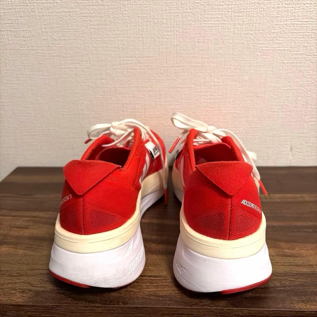 美品 adidas アディダス アディゼロボストン11 25.0cm