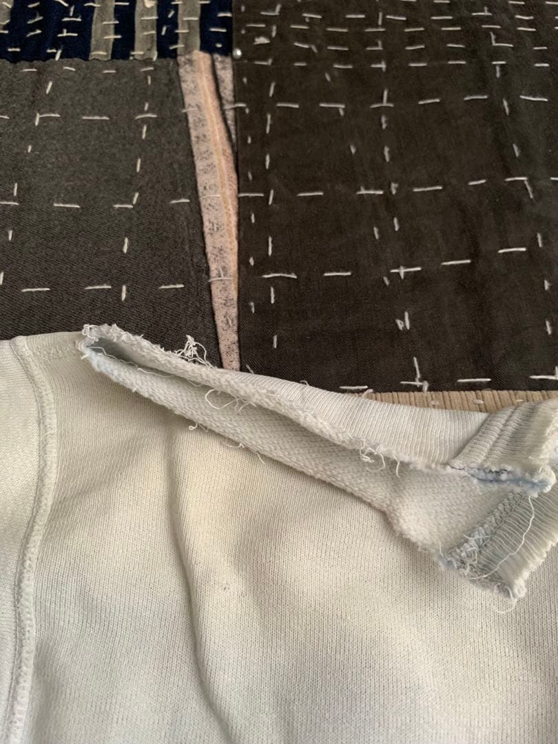 雰囲気系 50s 前V vtg スウェット USA製 ダメージ ボロ ビンスエ