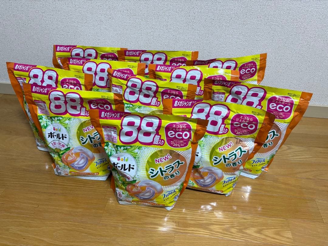 【新品未使用】P&G ボールド ジェルボール　88個入x11袋セット