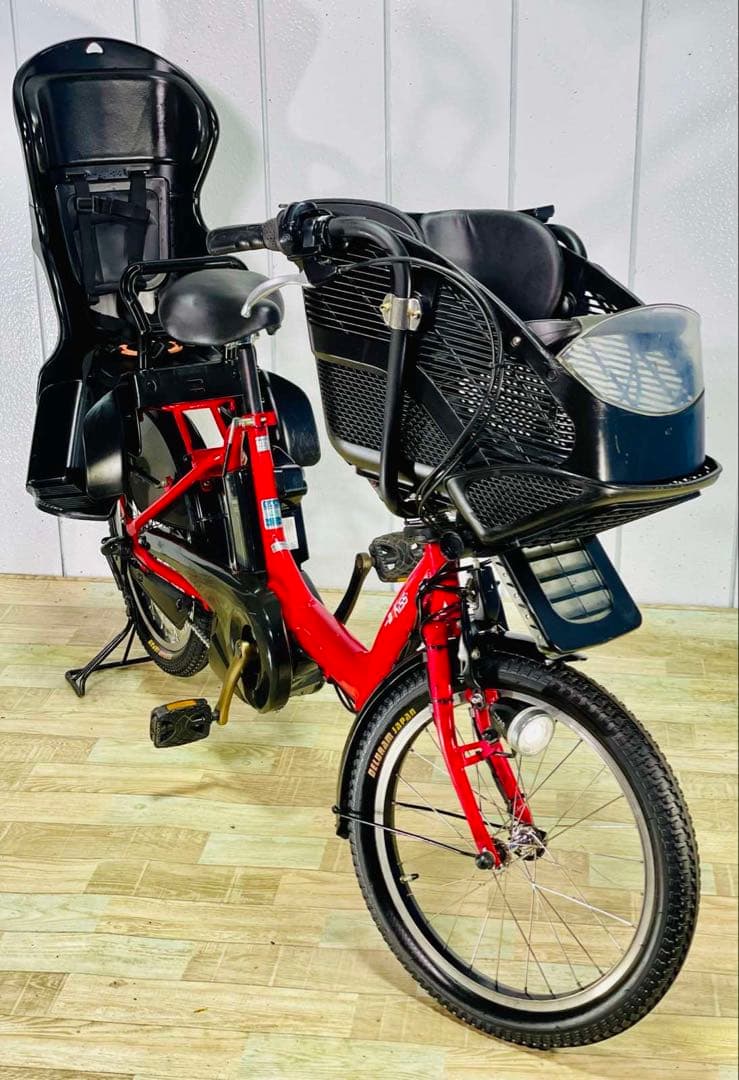 2820ヤマハ12.3アンペア3人乗り対応20インチ子供乗せ　電動アシスト自転車