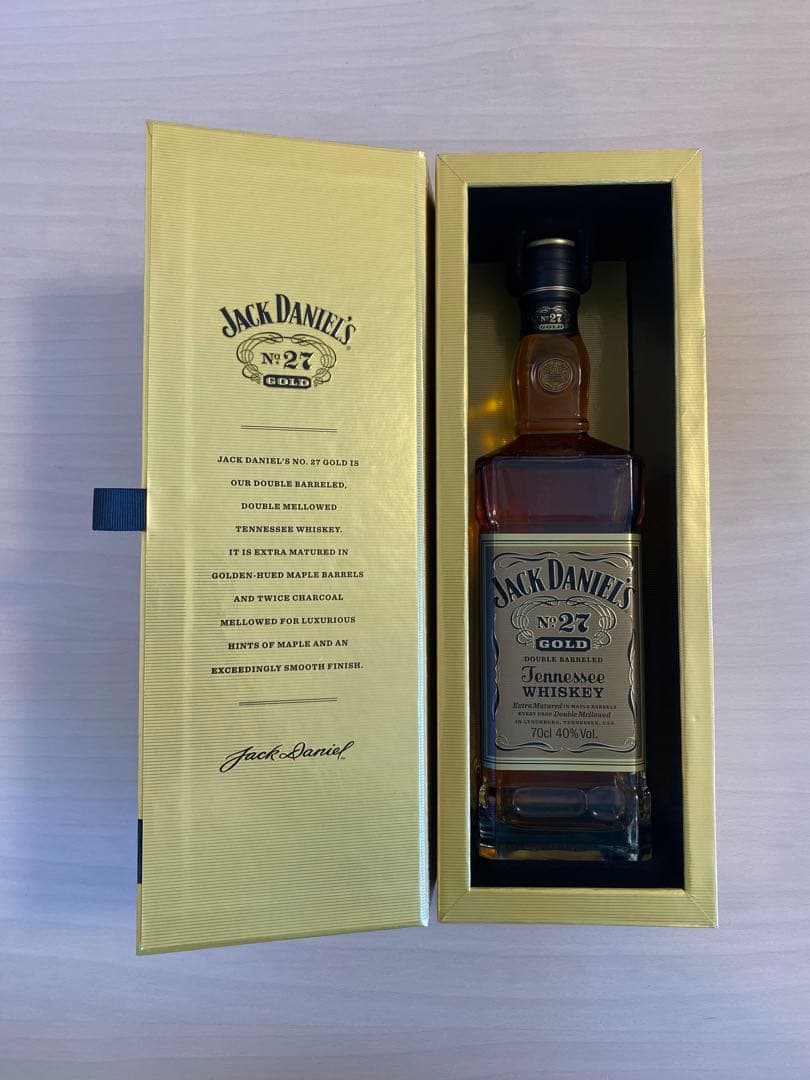 Jack Daniel's No. 27 Goldジャックダニエルゴールド箱付き