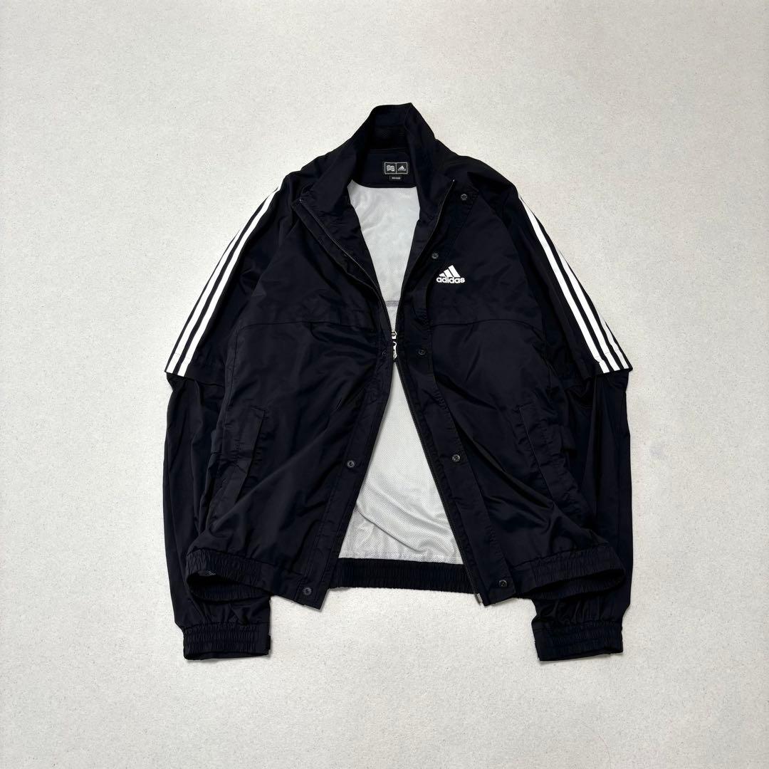ジャケット・アウター adidas detachable set up black XXL 00s