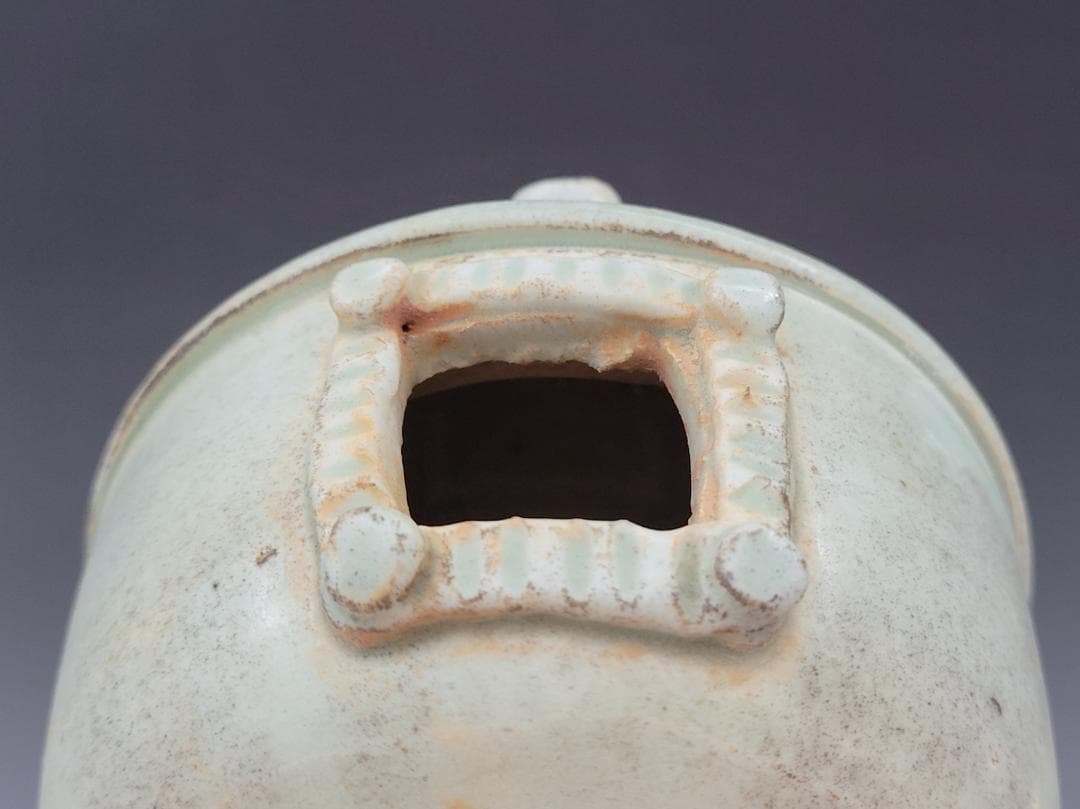 白磁 家型 香炉 油灯 宋元時代 高さ約11.1cm