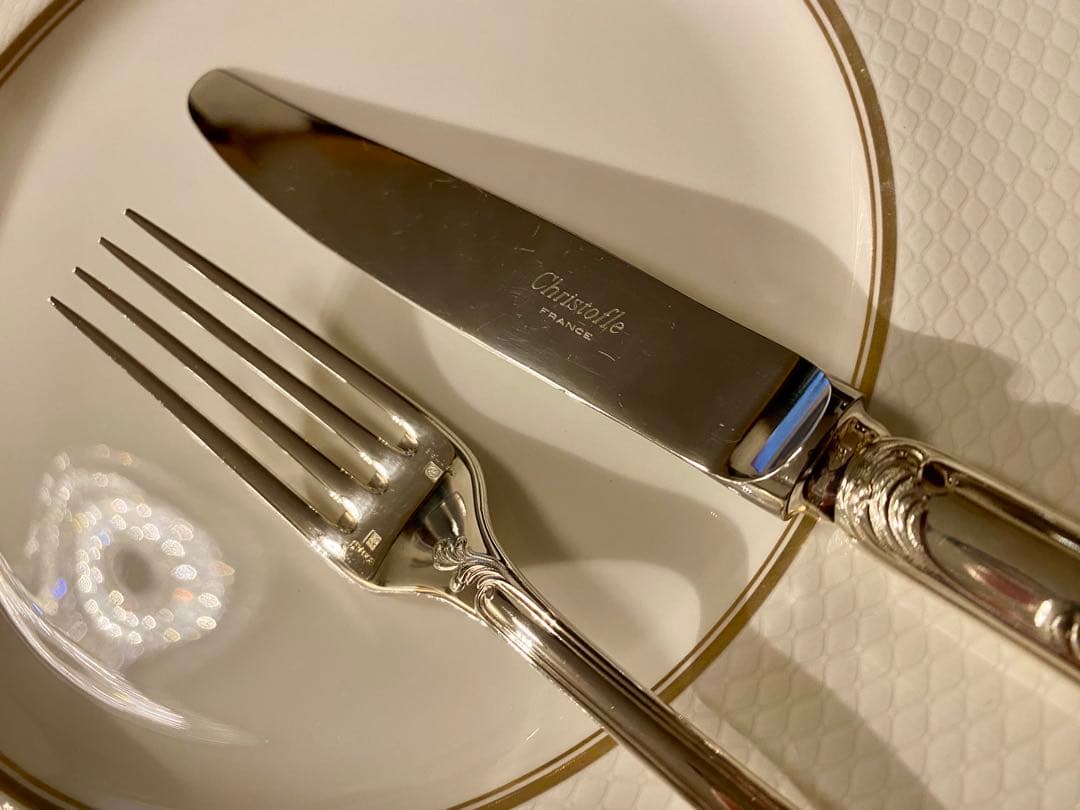 【ラス1☆代表作マルリー美品】クリストフル マルリー テーブルカトラリーセット