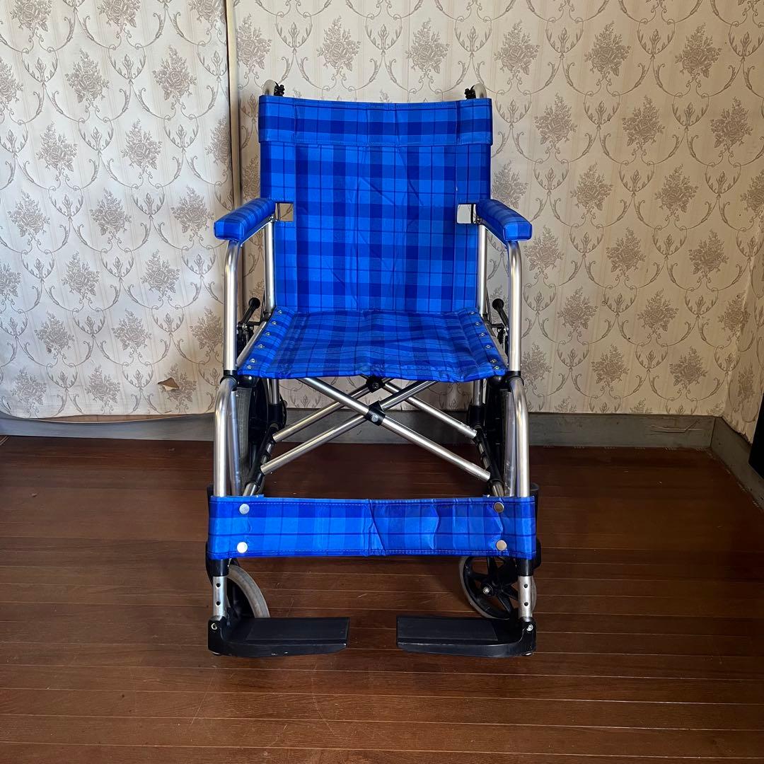 【中古品】松永製作所 アルミ介助式車椅子 介護用品 車いす 介護施設 軽量