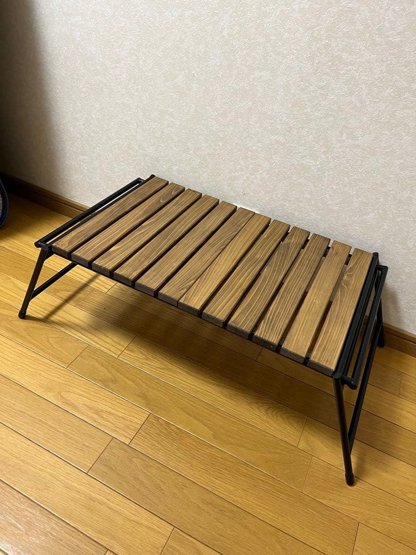 アイアン工房　アイアンローテーブル（細板）