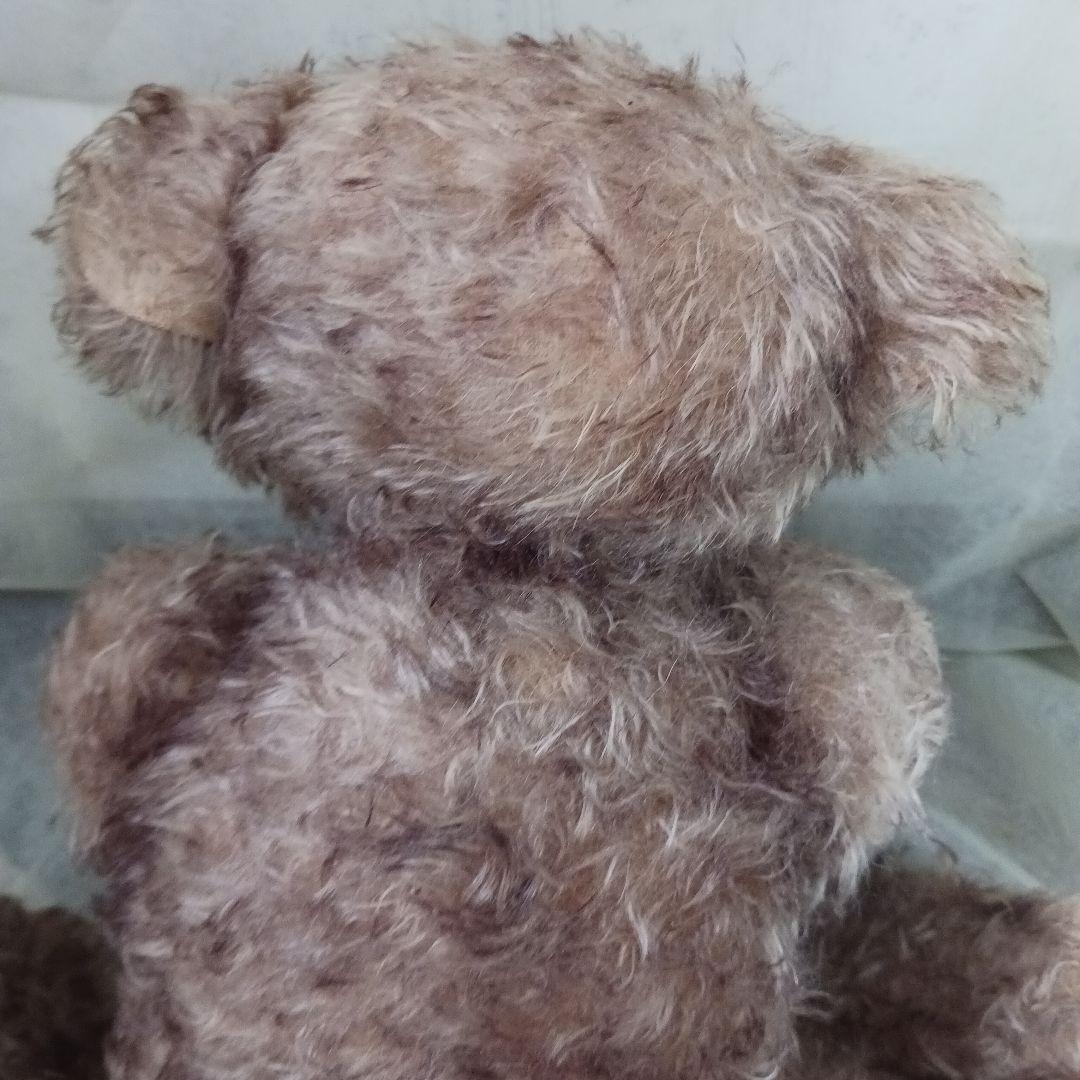 作家様のテディベア　傾けると「グー」と鳴きます