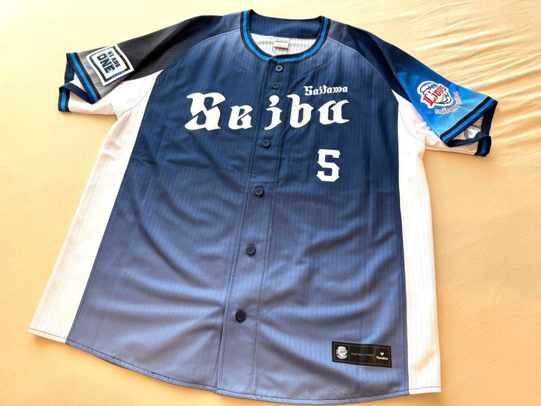 【新品未使用】外崎修汰 ビジターユニフォーム Lサイズ 埼玉西武ライオンズ