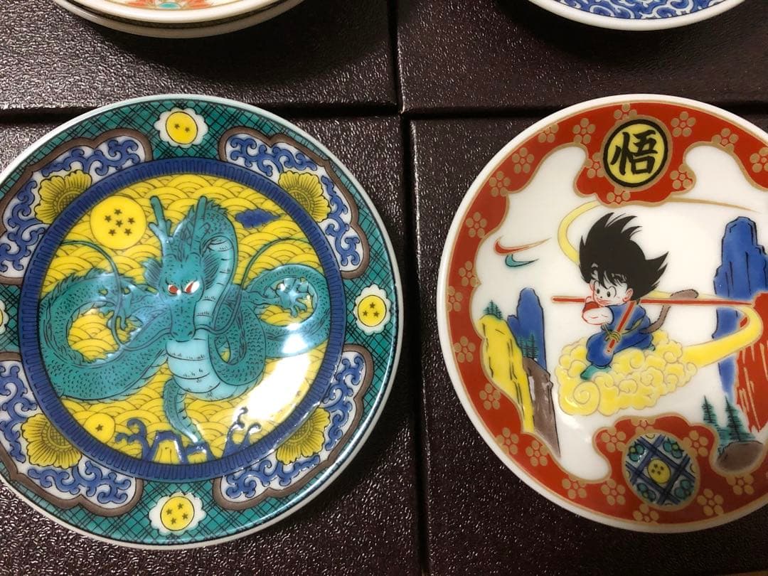 ドラゴンボール　九谷焼豆皿　６枚セット