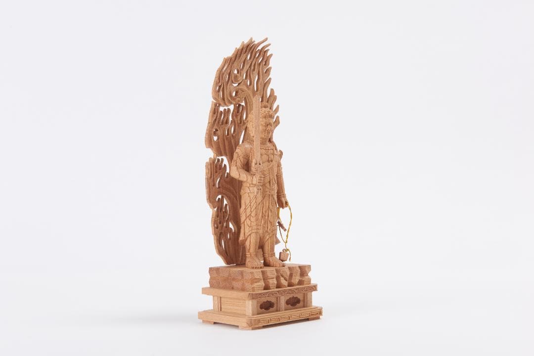 欅　立不動明王　30ｃｍ #020
