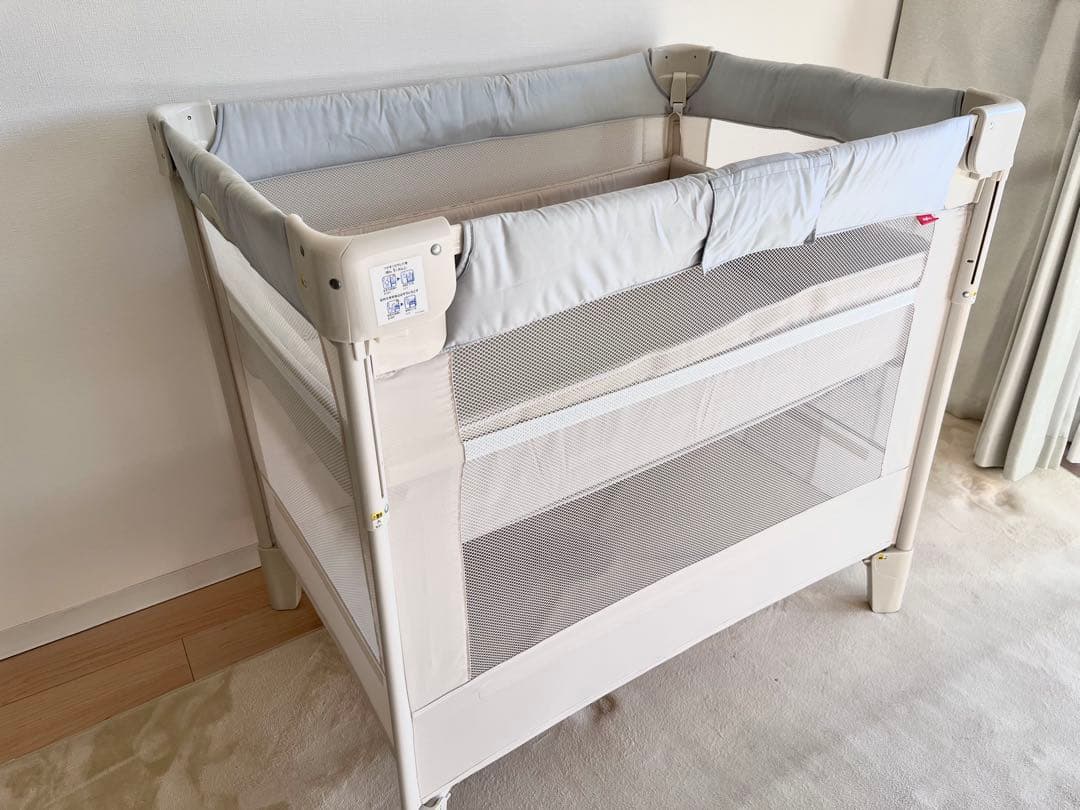Aprica アップリカ ココネルエアー　折りたたみ　　メッシュ　ベビーベッド