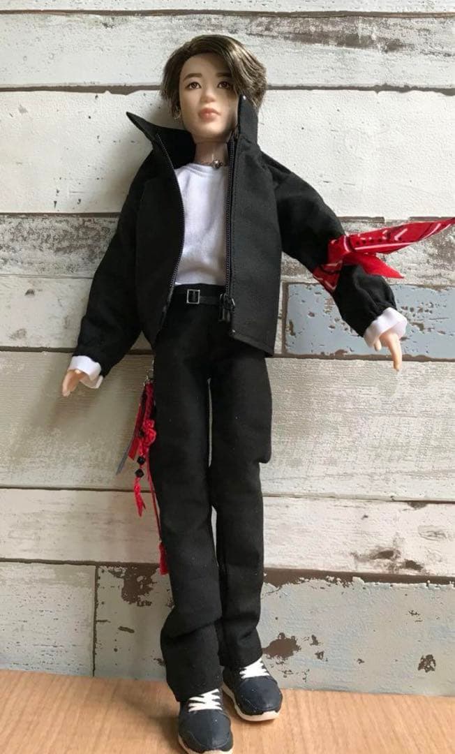 BTS ドール服　ブラックジャケットセットアップ　ジミン