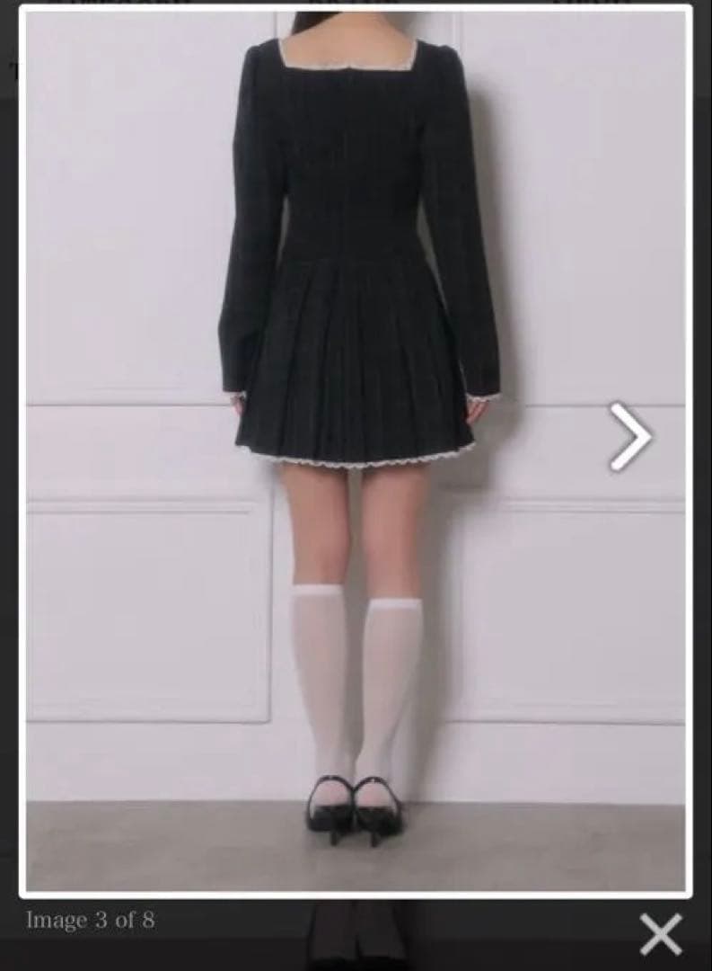 bubbles ガーリープリーツワンピース