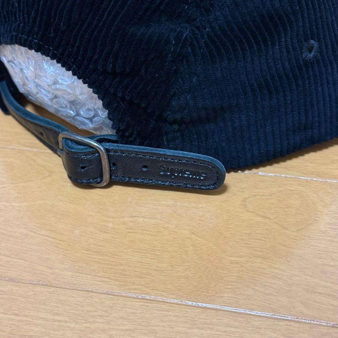 未使用 Supreme Corduroy Camp Cap ブラック 18ss