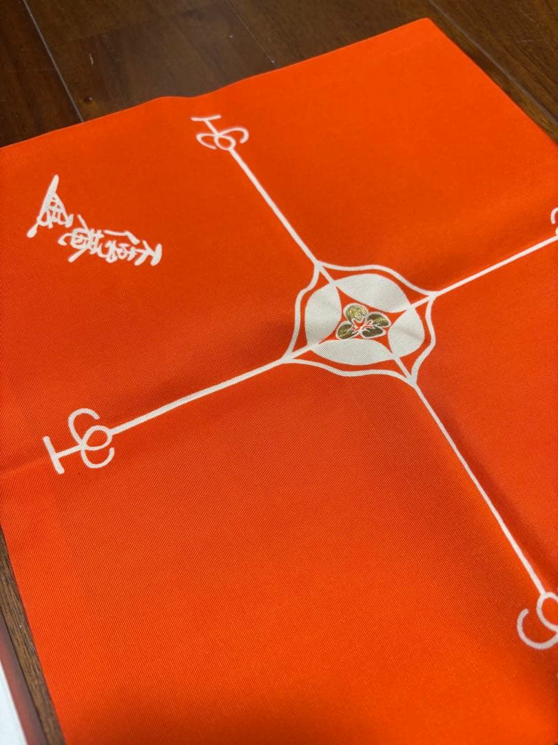 【新品未使用】 遠州流 茶道 帛紗 朱色