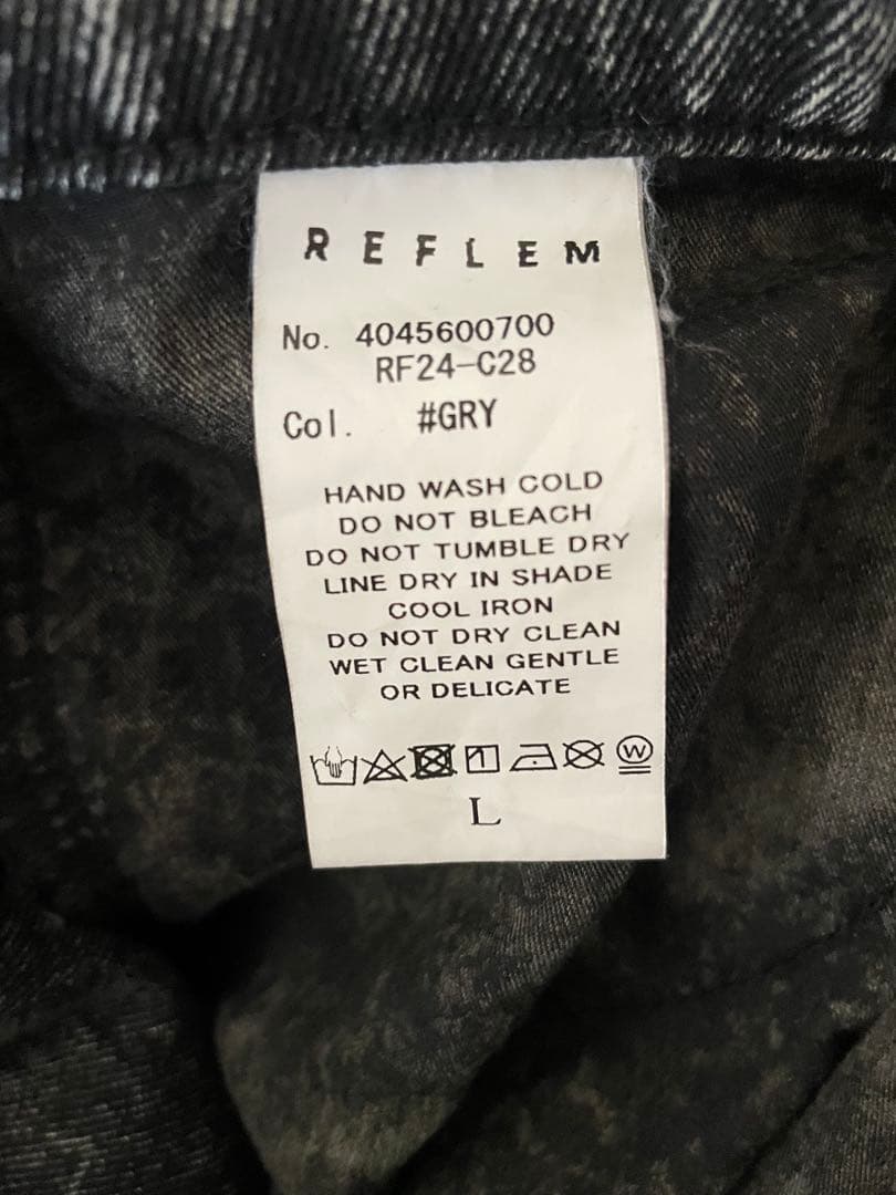 REFLEM レフレム ドラゴン 刺繍 ベロア スカジャン 黒 紫