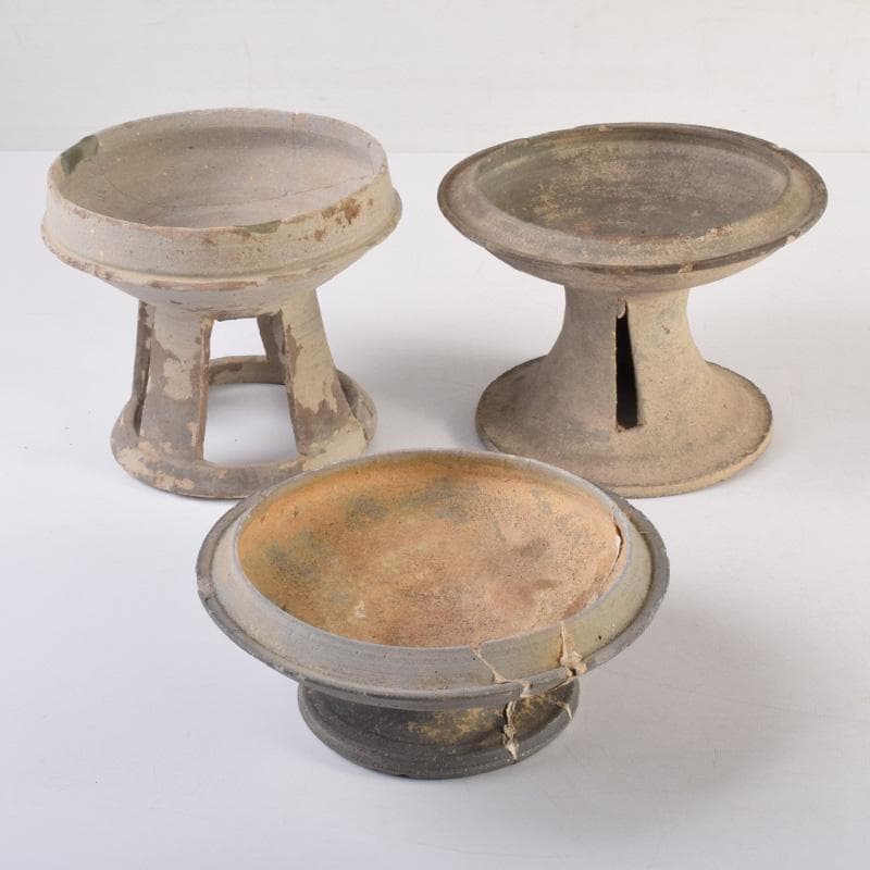 朝鮮美術　須恵器　新羅土器　新羅無釉土　6点まとめて　V　8342A